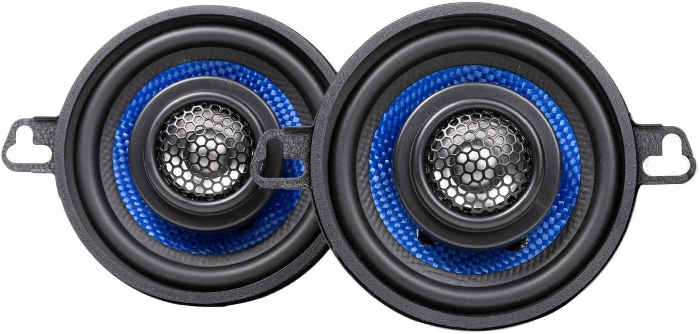 Hifonics HCC35CX, Colossus Classic 3.5" 2-Way Coaxial Speakers, 50 Watts