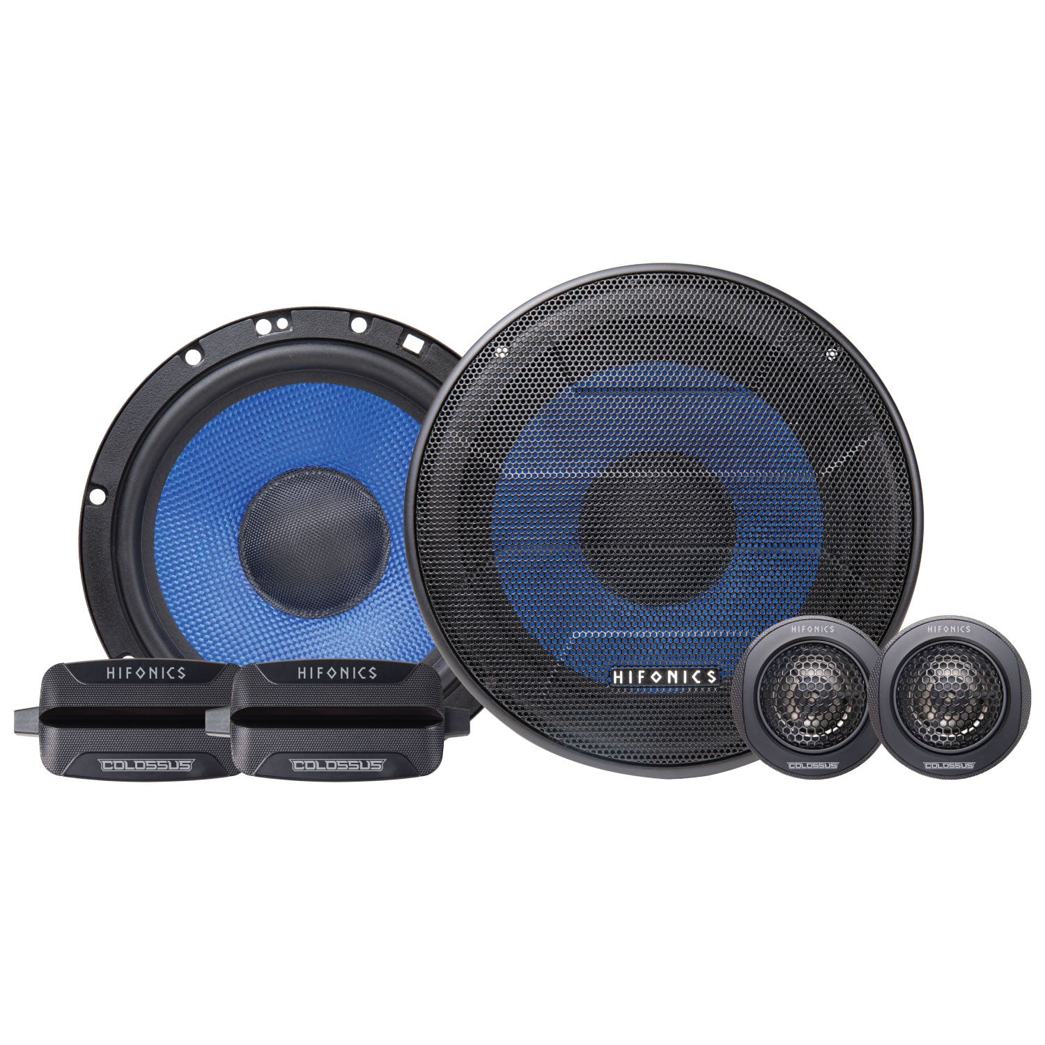 Hifonics HCC65C, Colossus Classic 6.5" 2-Way Component Speakers, 150 Watts