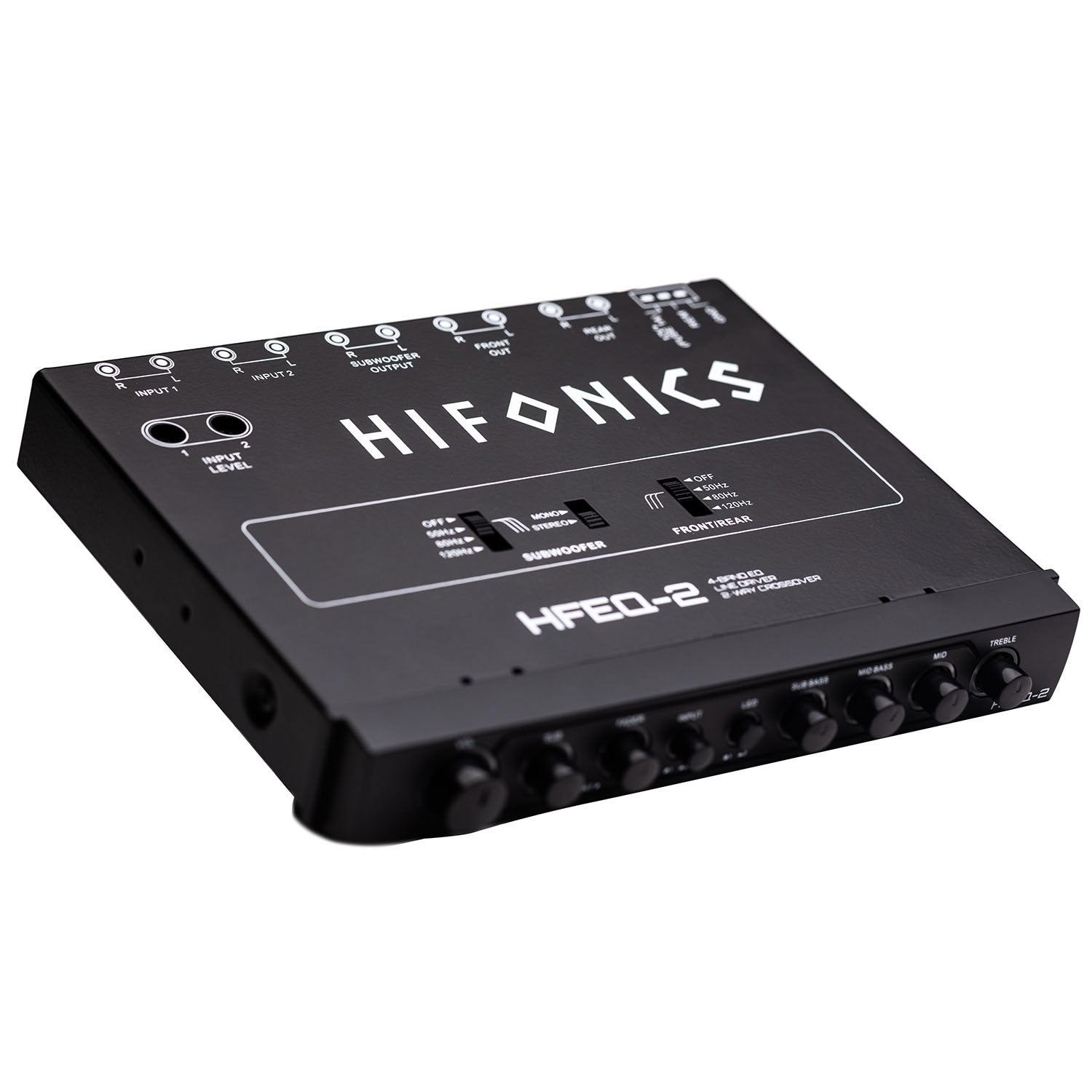 Hifonics HFEQ-2,  1/2 DIN 4 Band Equalizer