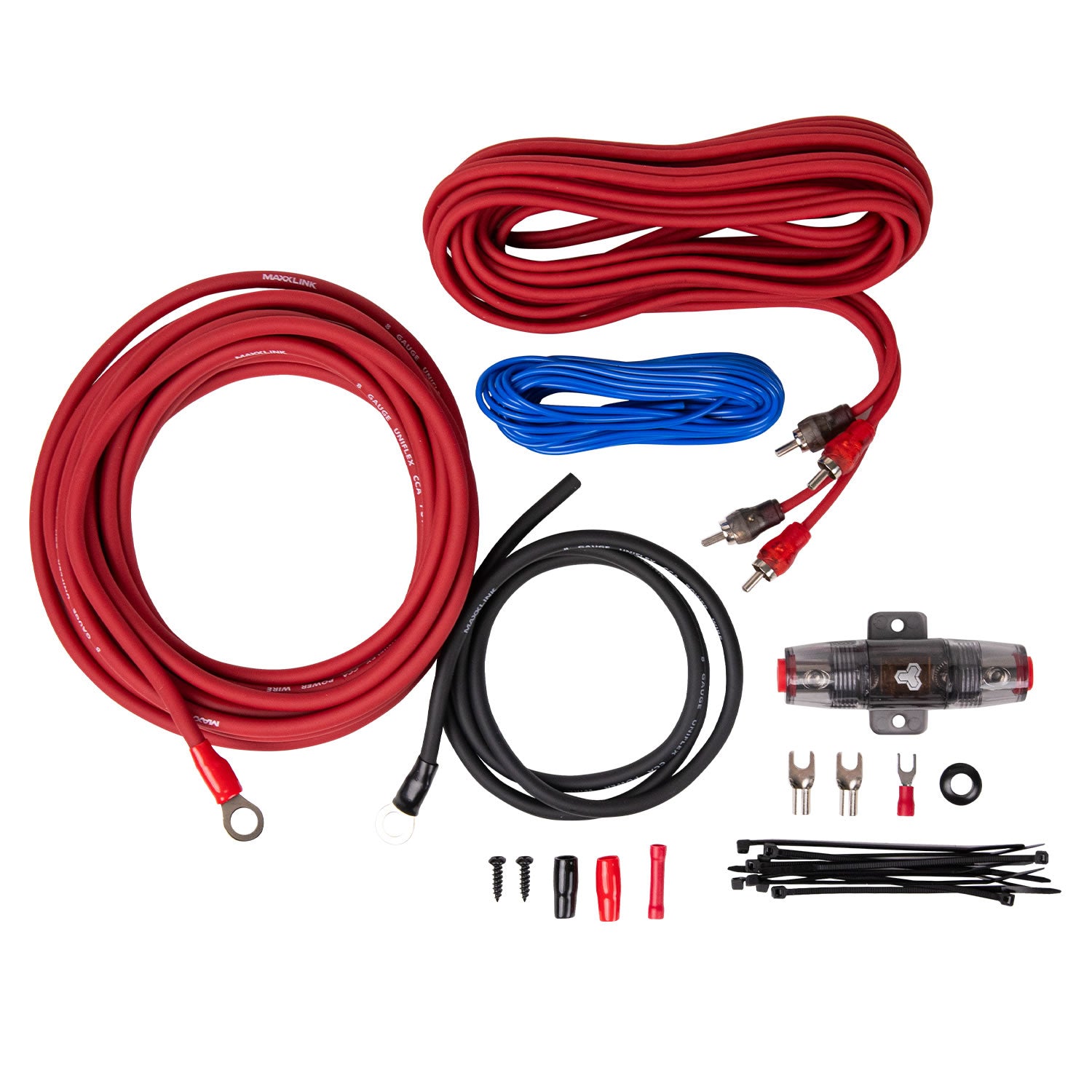 Hifonics VCAK-8V1, MAXXLINK 8 Gauge CCA Amplifier Wiring Kit