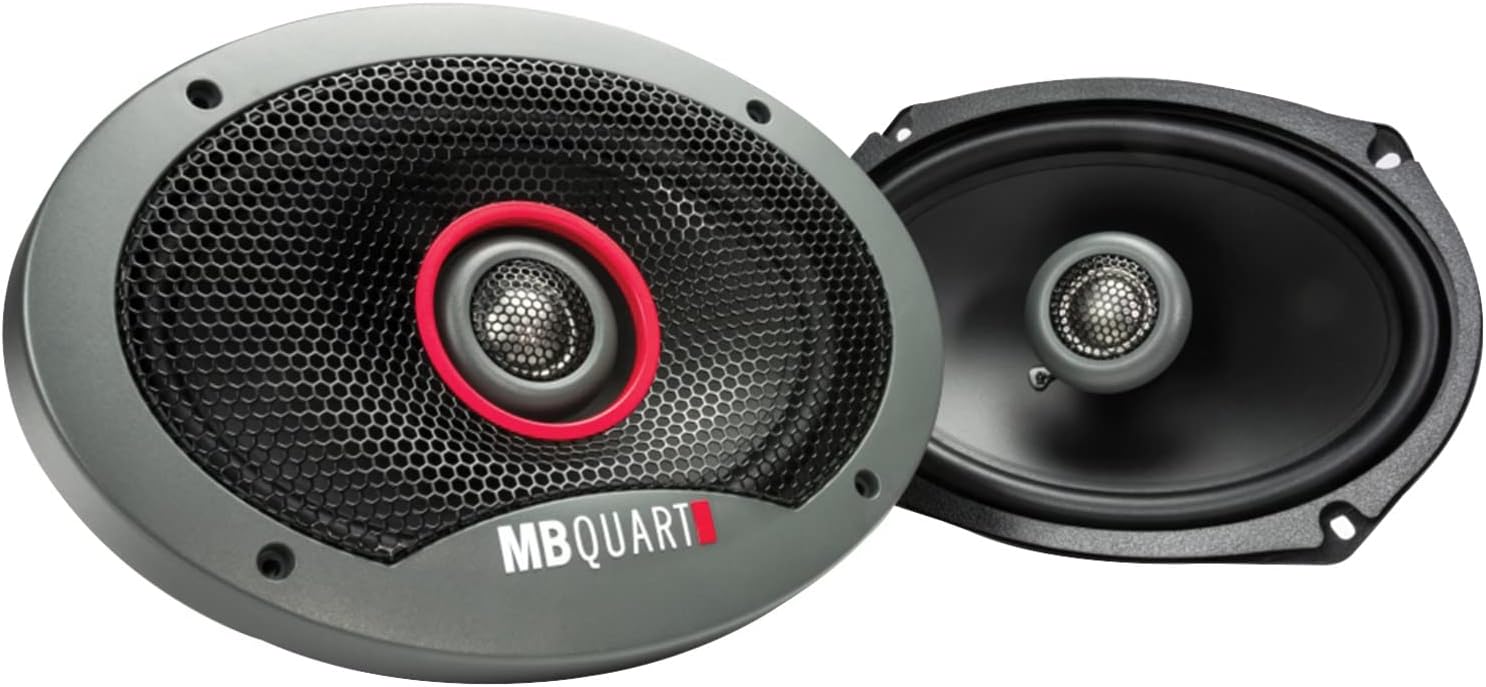 MB Quart FKB169, Formula 6x9" 3-way Coaxial Speakers - 400 Watts Peak