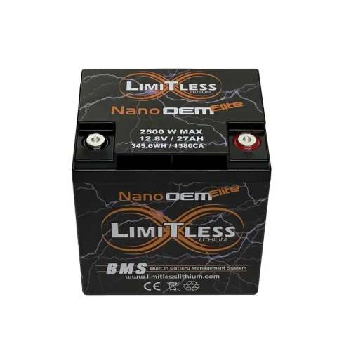 Limitless NANO-OEM-27AH, Nano OEM Elite 27AH 2500W Motorcycle/Powersports Battery