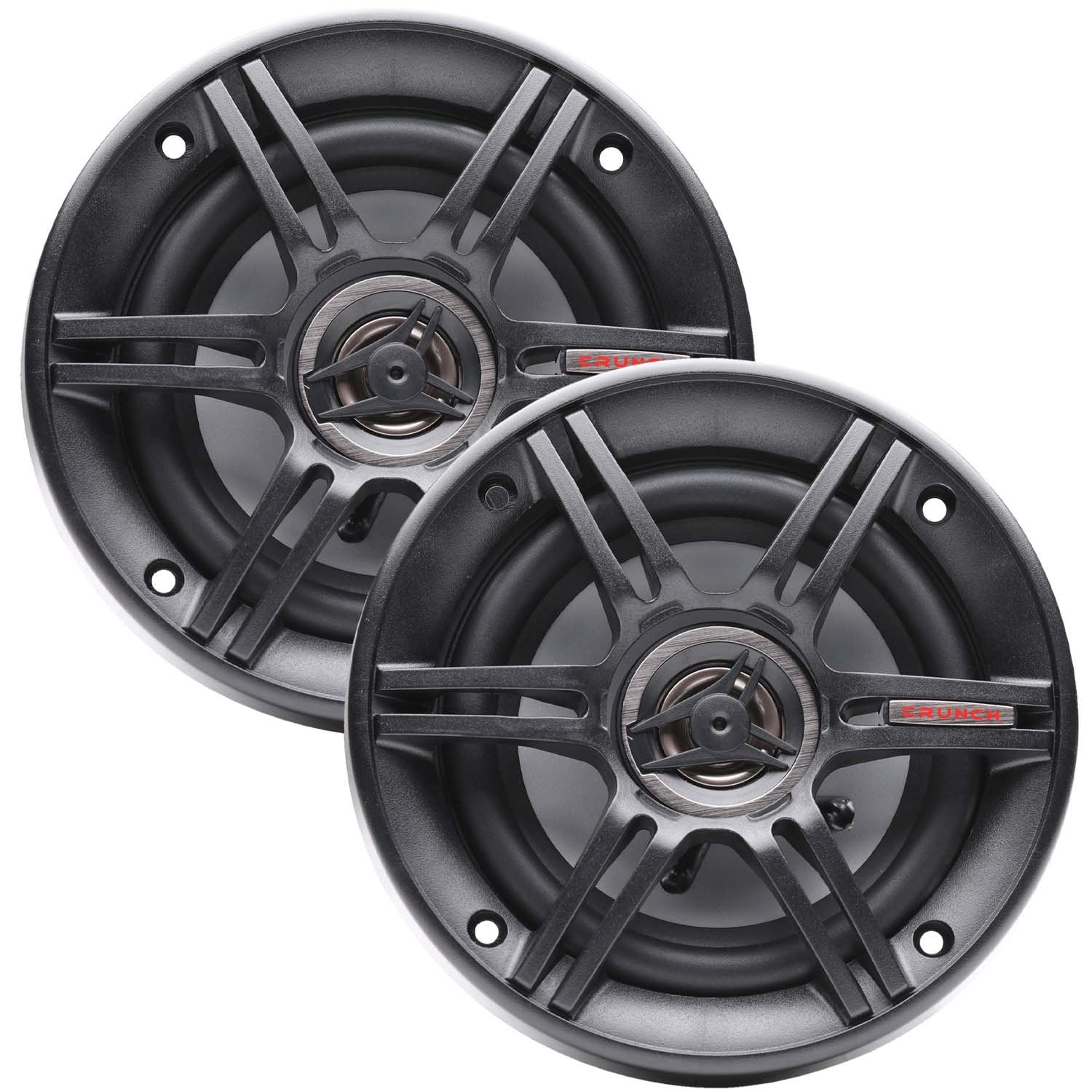 Crunch CS653, CS 6.5" 3-Way Full Range Speakers