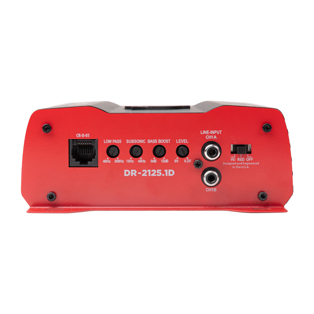 Crunch DR-2125.1D, V-Drive Mono Block Subwoofer Car Audio Amplifier, 2125 Watts