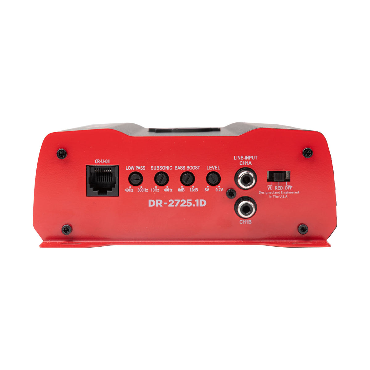 Crunch DR-2725.1D, V-Drive Mono Block Subwoofer Car Audio Amplifier, 2725 Watts