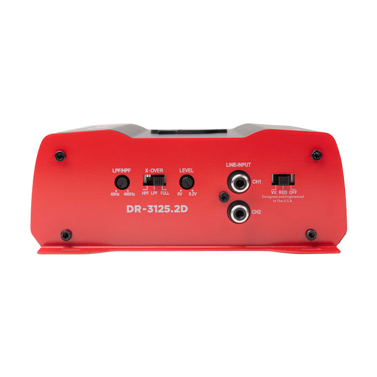 Crunch DR-3125.2D, V-Drive 2 Channel Car Audio Amplifier, 3125 Watts