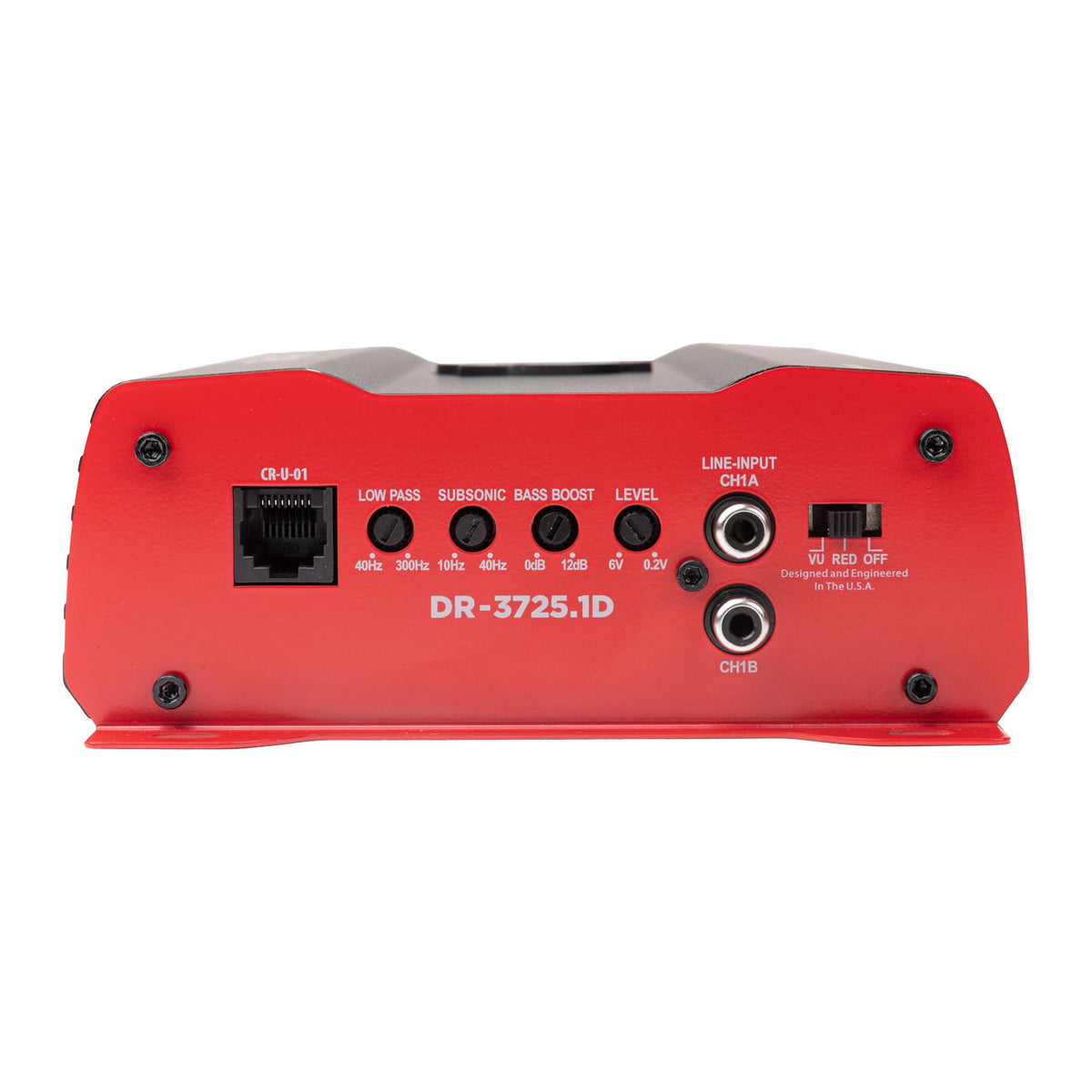 Crunch DR-3725.1D, V-Drive Mono Block Subwoofer Car Audio Amplifier, 3725 Watts