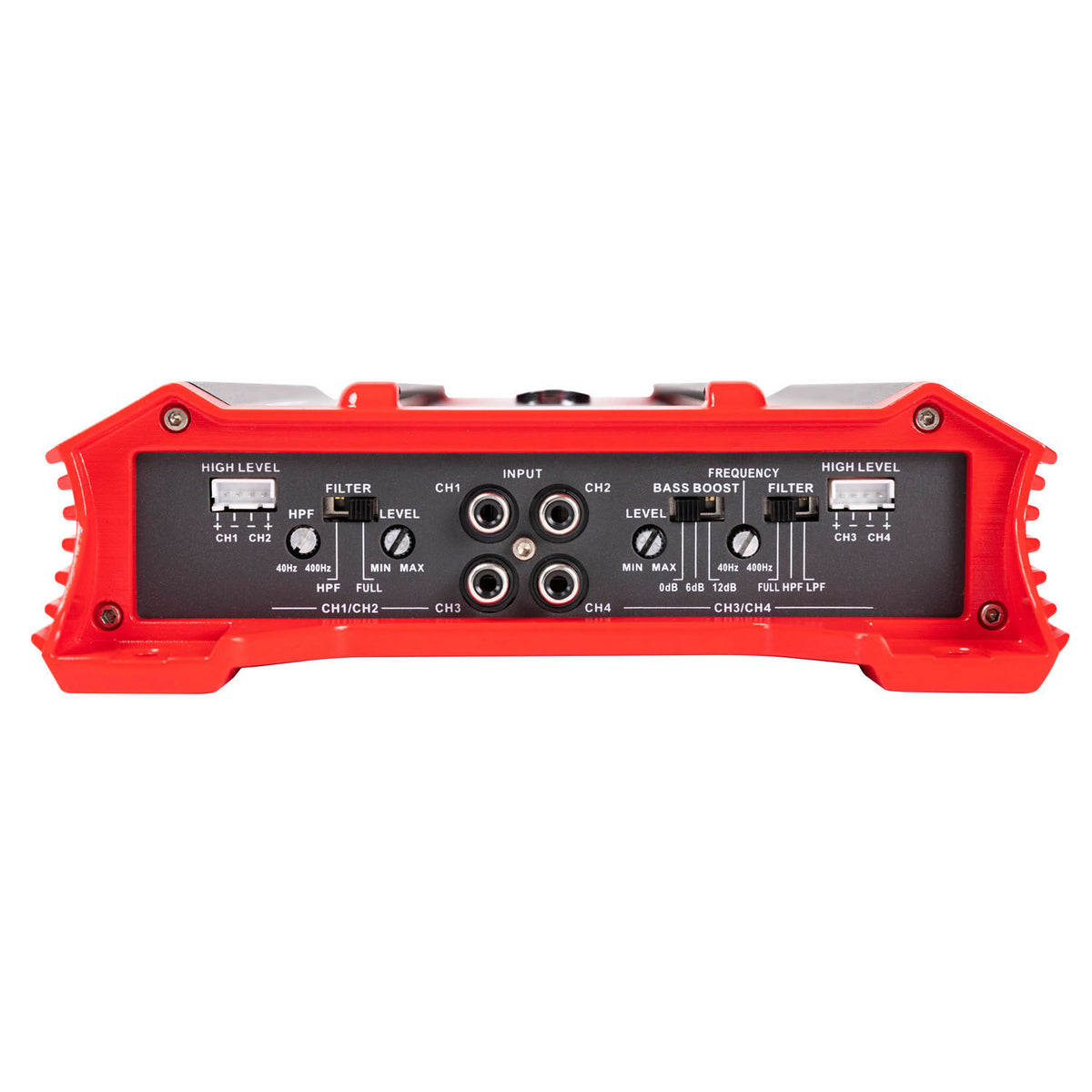 Crunch GP-1500.4, Ground Pounder 4 Channel Full Range Car Audio Amplifier, 1500 Watts