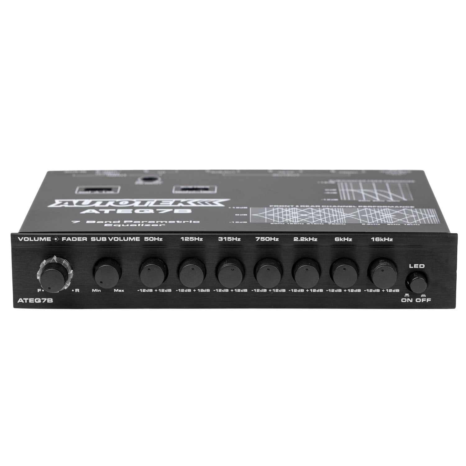 Autotek ATEQ7B, 7-Band Parametric Equalizer