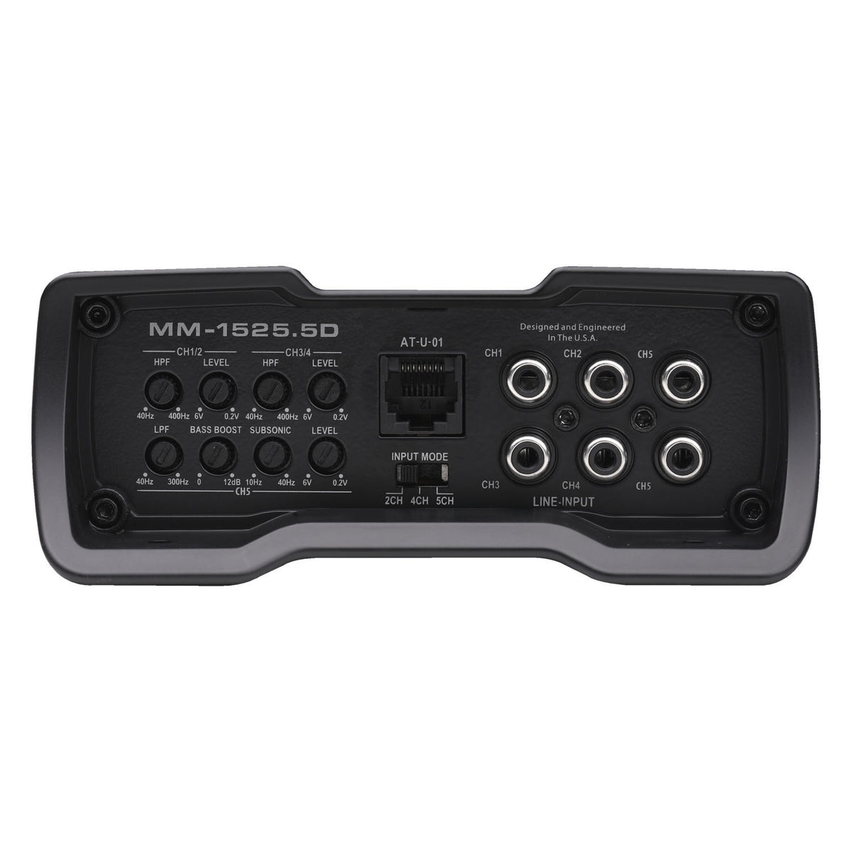 Autotek MM-1525.5D, Mean Machine Compact 5 Channel Amplifier, 1500 Watts