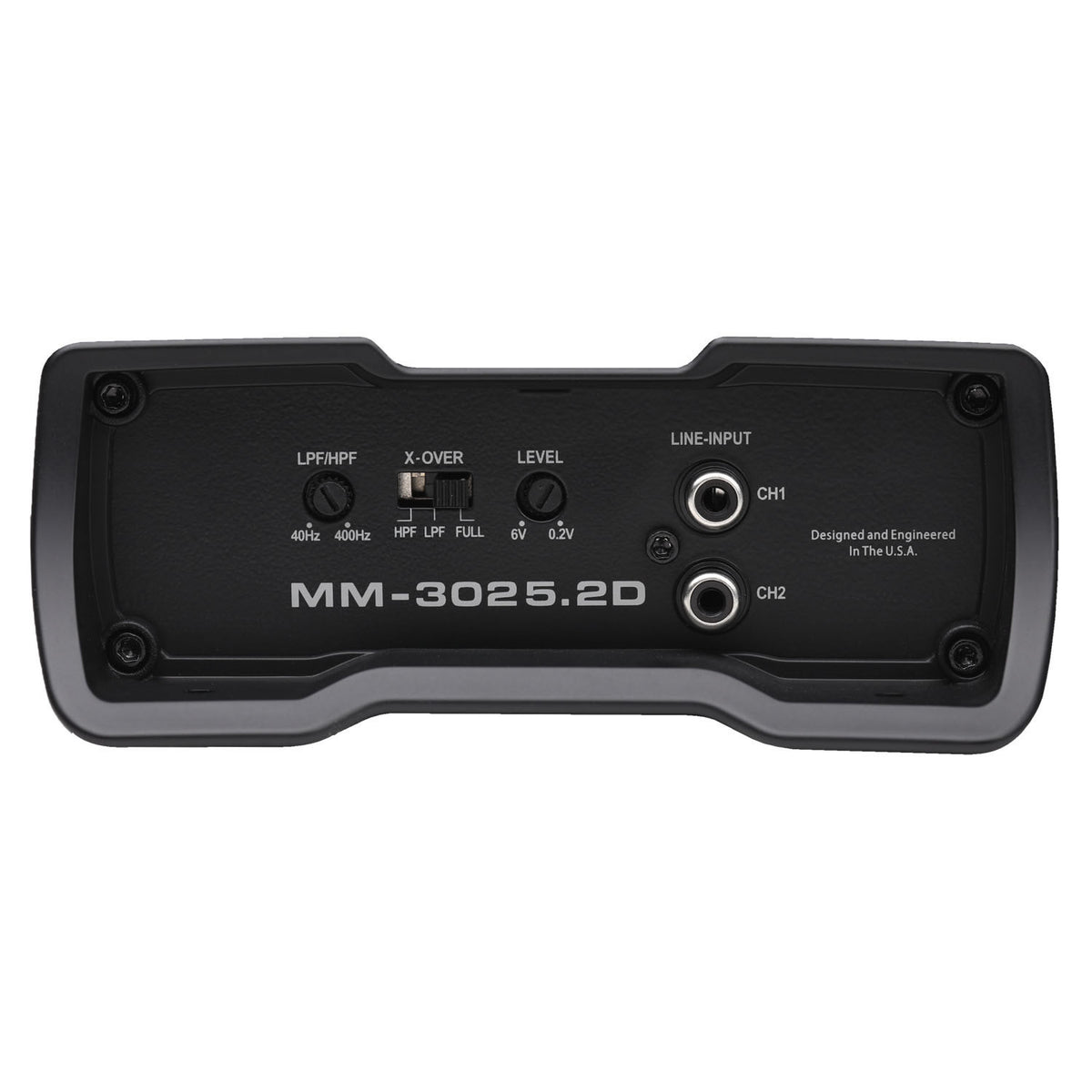 Autotek MM-3025.2D, Mean Machine Compact Bridgeable 2 Channel Amplifier, 3000 Watts
