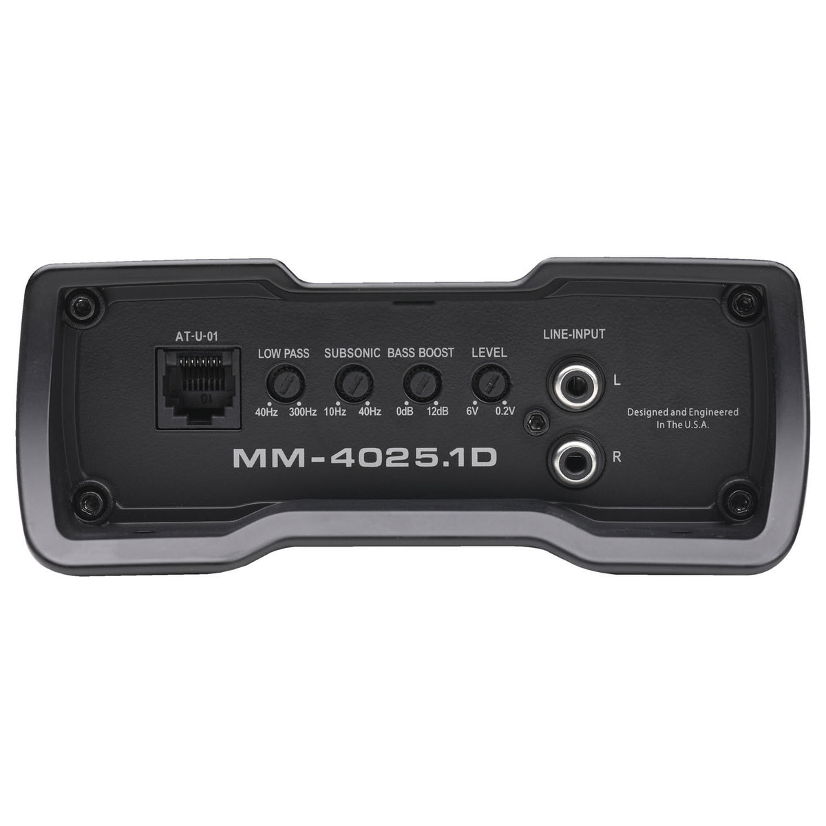 Autotek MM-4025.1D, Mean Machine 1-Ohm Stable Compact Mono Amplifier, 4000 Watts