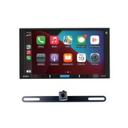 Jensen CAR716-BC, 7" Double DIN Digital Multimedia Receiver with/ Apple CarPlay & Android Auto Compatibility - Includes Backup Camera