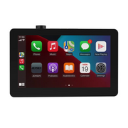 Jensen CAR10TC, 10.1" Floating Screen Touchscreen Double DIN Digital Multimedia Receiver w/ Wireless Apple CarPlay & Android Auto