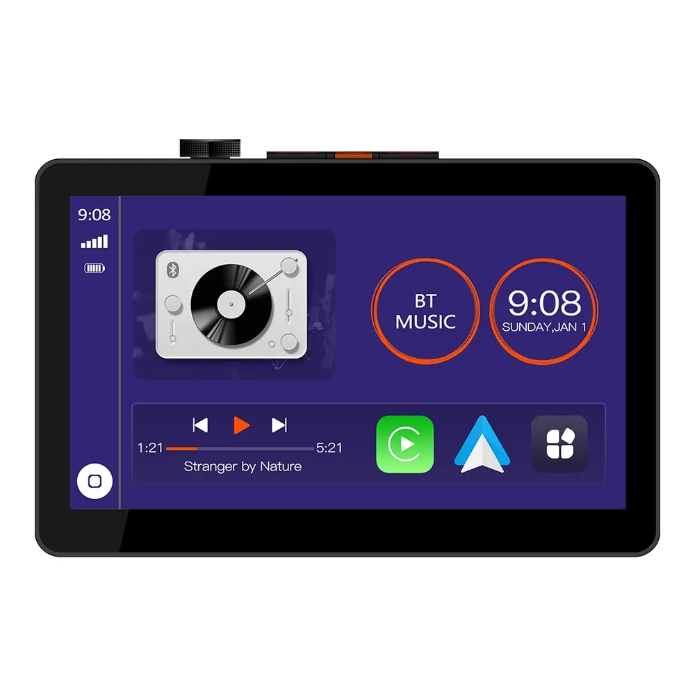 Jensen CAR12TC, 12" Floating Screen Touchscreen Double DIN Digital Multimedia Receiver w/ Wireless Apple CarPlay & Android Auto