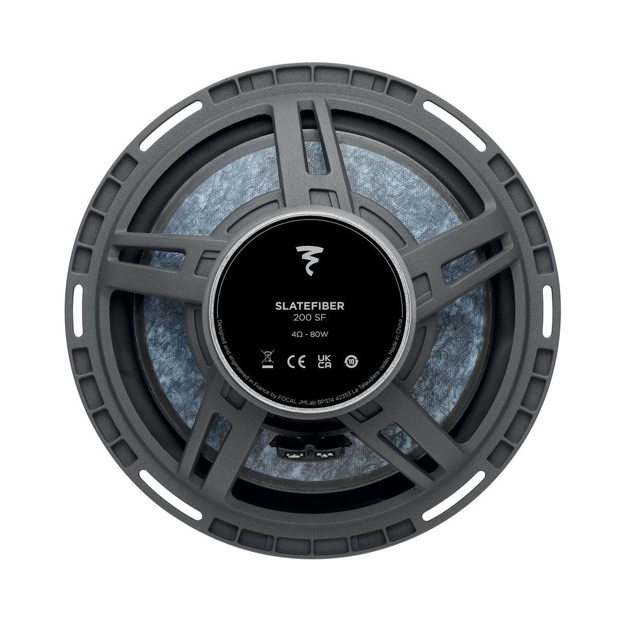 Focal 200SF, Slate Fiber 8" Component Speaker Kit