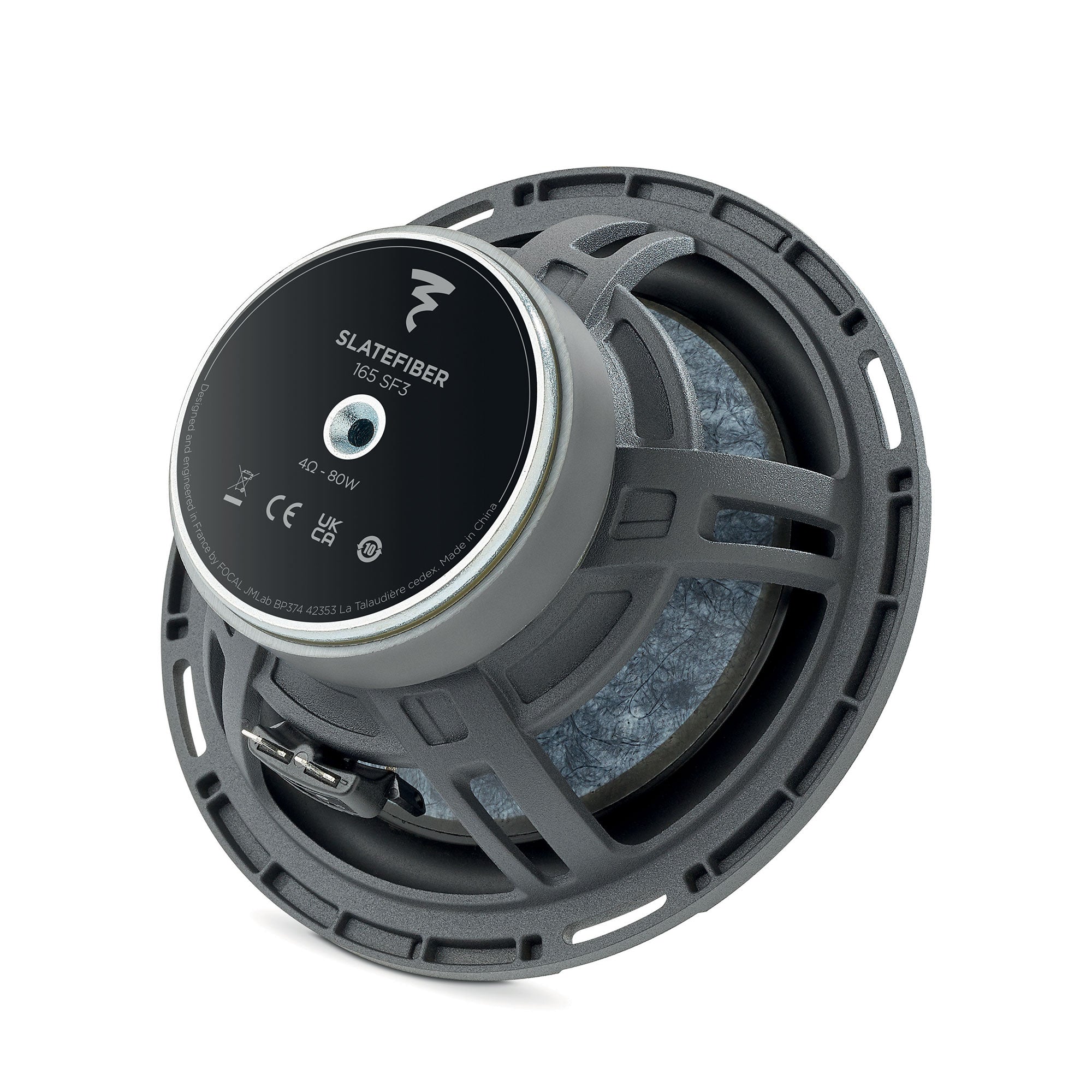 Focal 165SF3, Slate Fiber 3-Way Component Speaker Kit