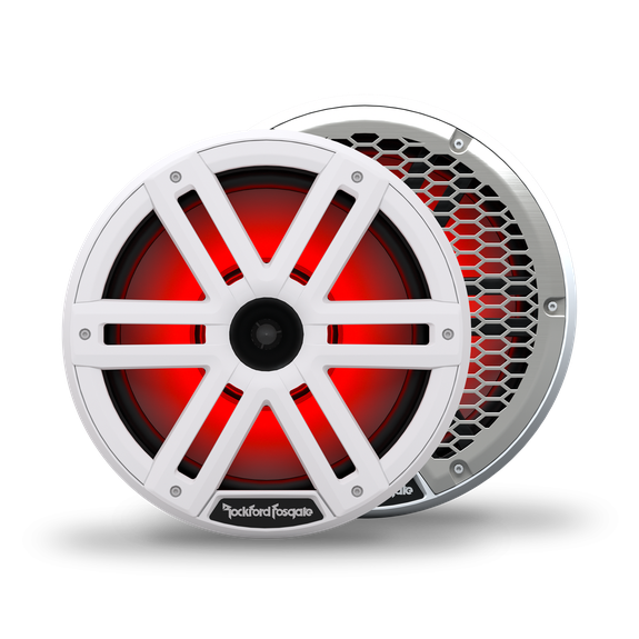 Rockford Fosgate M2-10H, 10" Marine 2-Way Horn Loaded Speakers - White