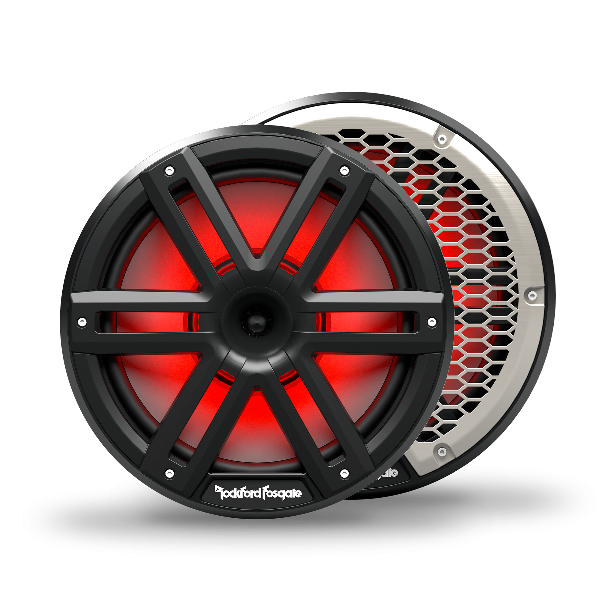 Rockford Fosgate M2-10HB, 10" Marine 2-Way Horn Loaded Speakers - Black