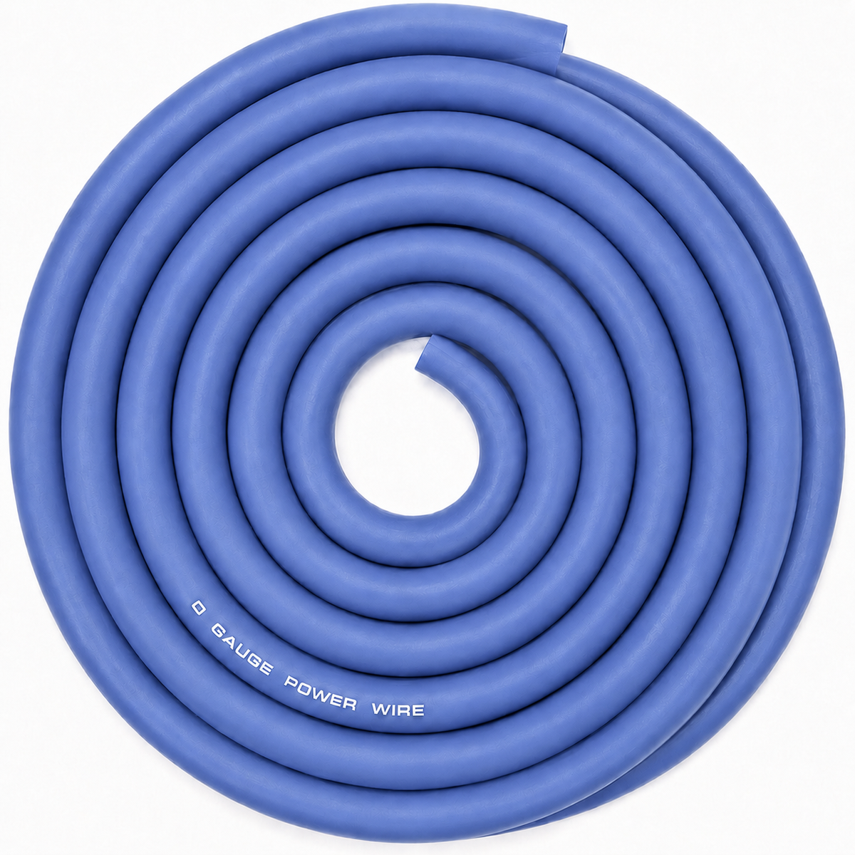 SoundBox CW0-25BL, 0 Gauge 25' CCA Amplifier Power / Ground Wire Roll, Blue