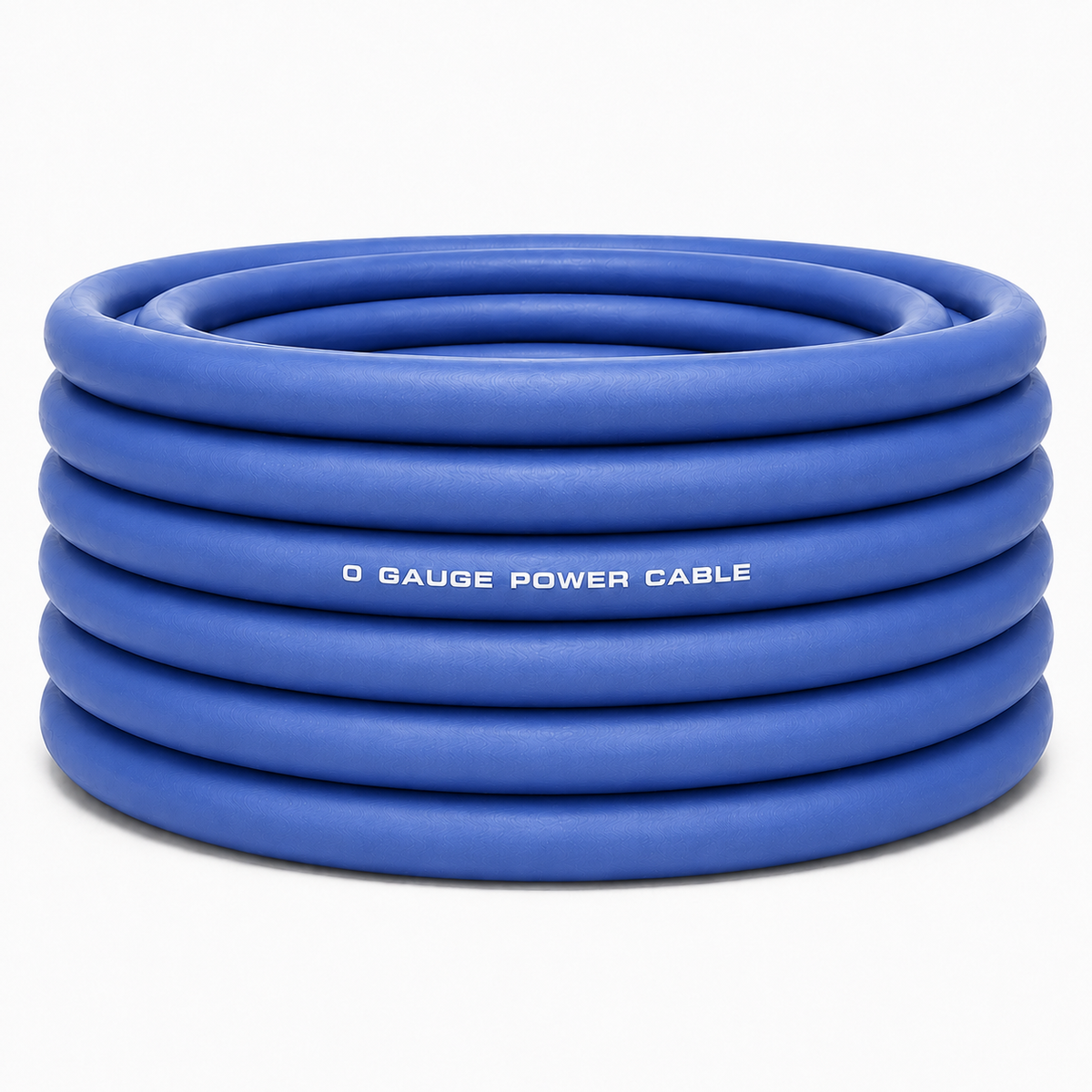 SoundBox CW0-25BL, 0 Gauge 25' CCA Amplifier Power / Ground Wire Roll, Blue
