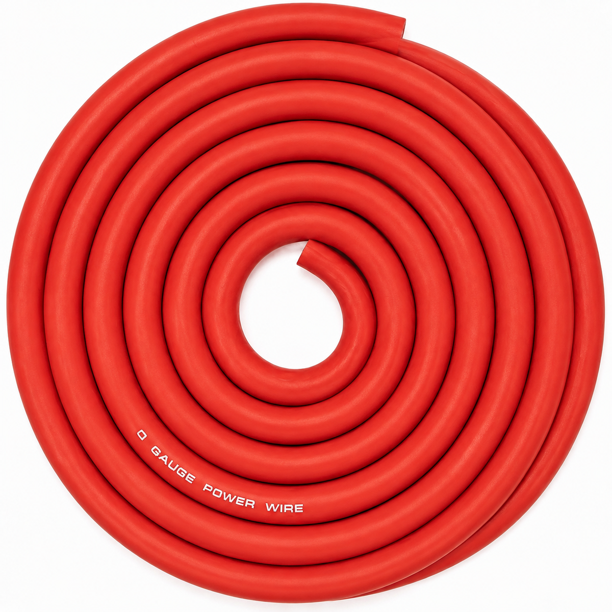 SoundBox CW0-25R, 0 Gauge 25' CCA Amplifier Power / Ground Wire Roll, Red