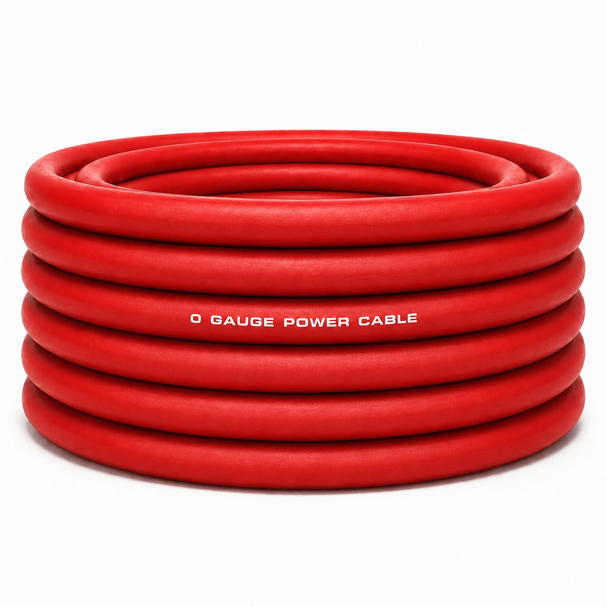 SoundBox CW0-25R, 0 Gauge 25' CCA Amplifier Power / Ground Wire Roll, Red