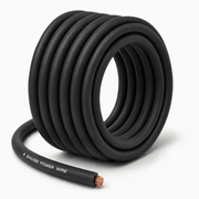 SoundBox CW4-25BK, 4 Gauge 25' CCA Amplifier Power / Ground Wire Roll, Black