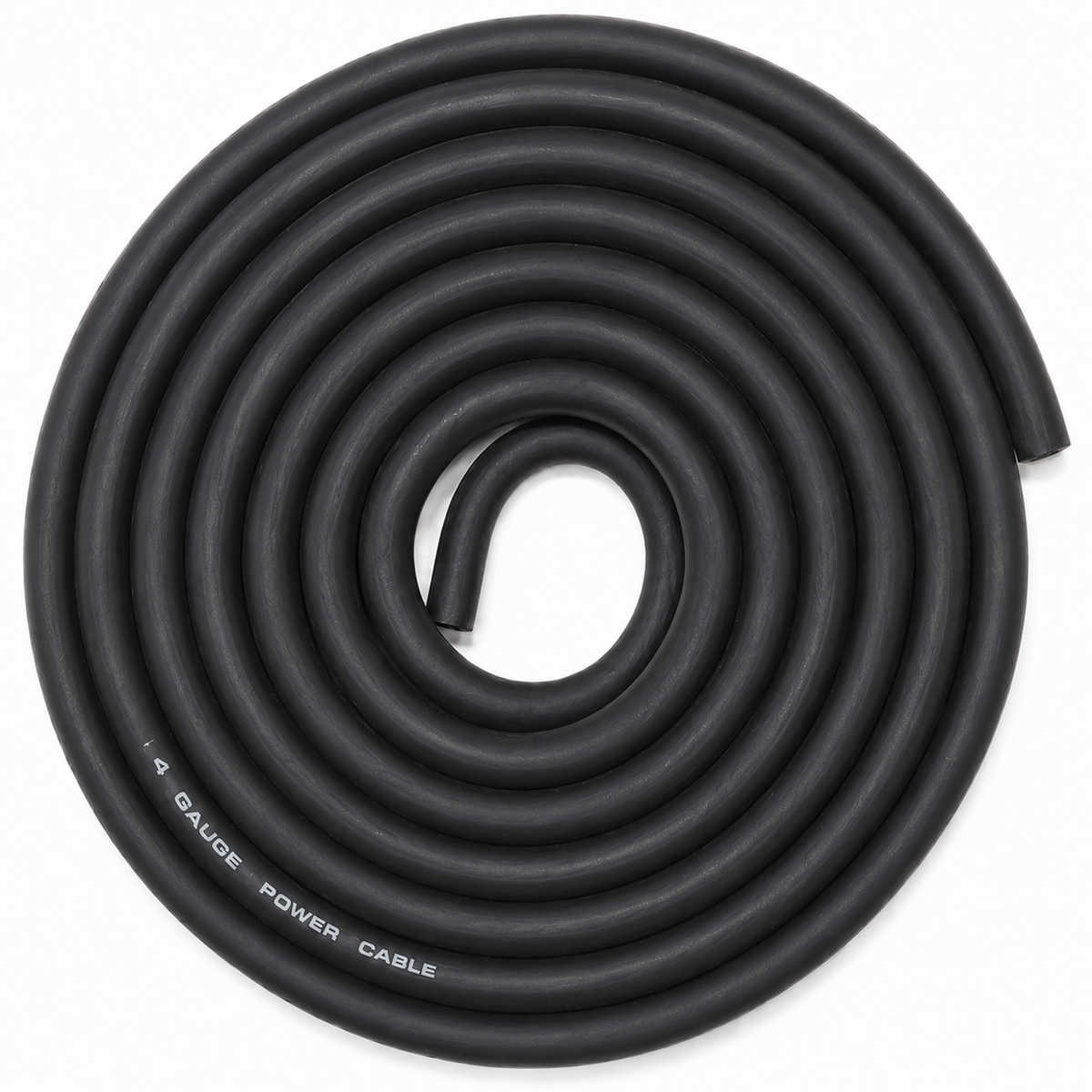 SoundBox CW4-25BK, 4 Gauge 25' CCA Amplifier Power / Ground Wire Roll, Black