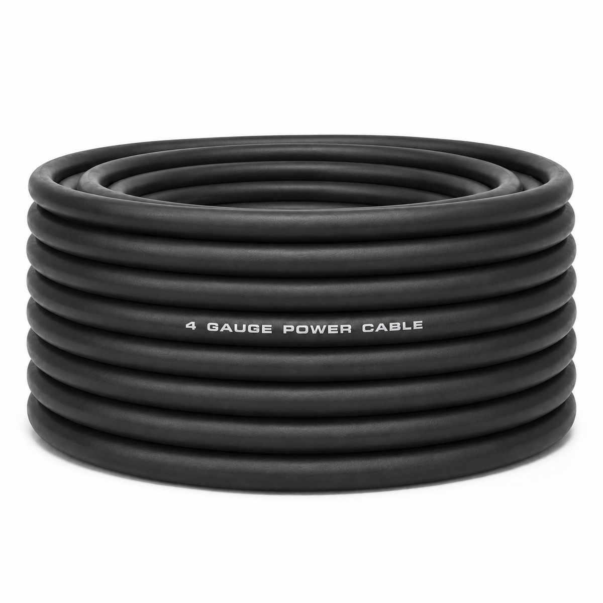 SoundBox CW4-25BK, 4 Gauge 25' CCA Amplifier Power / Ground Wire Roll, Black