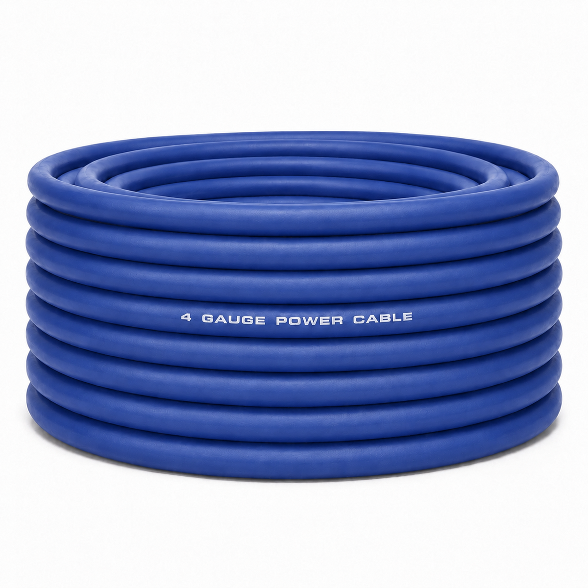 SoundBox CW4-25BL, 4 Gauge 25' CCA Amplifier Power / Ground Wire Roll, Blue