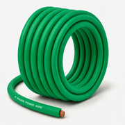 SoundBox CW4-25GR, 4 Gauge CCA Battery Power / Ground Wire Roll - 25 Ft, Green