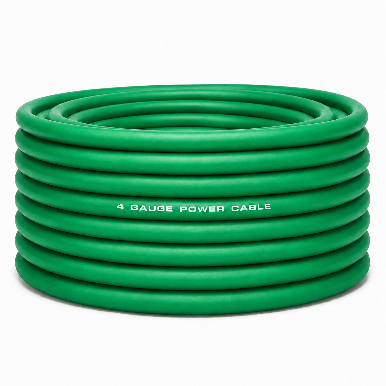 SoundBox CW4-25GR, 4 Gauge CCA Battery Power / Ground Wire Roll - 25 Ft, Green