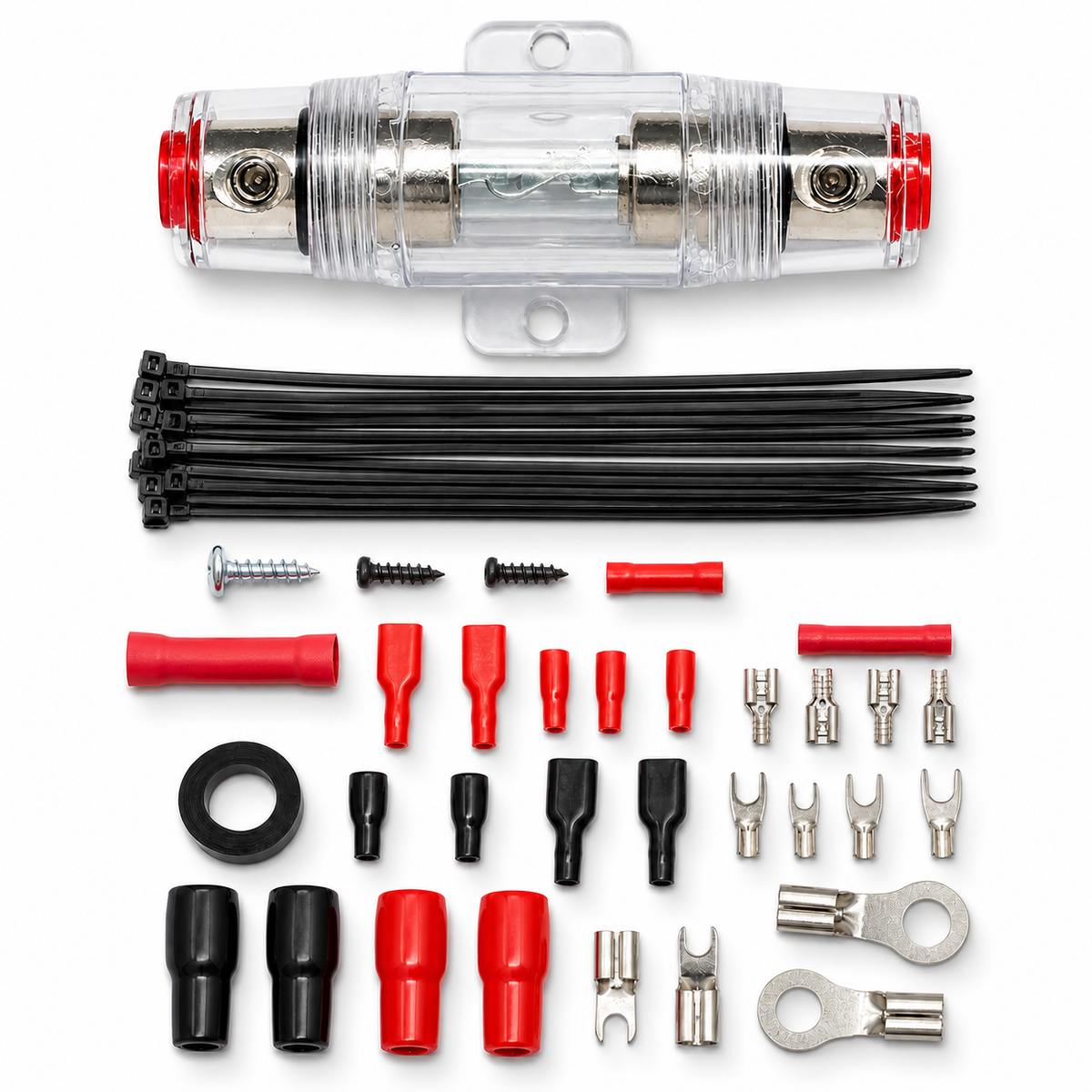 SoundBox ECK8, 8 Gauge 2 Channel Complete Amplifier Install Kit - 1500W