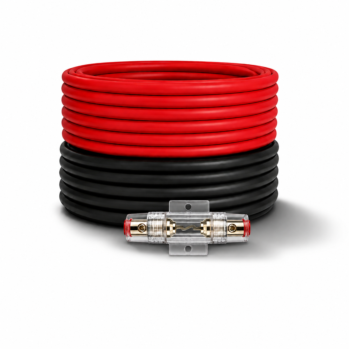 SoundBox KIT4-25RB, 4 Gauge Amplifier Wire Power/Ground Amp Cable - 50 Ft.