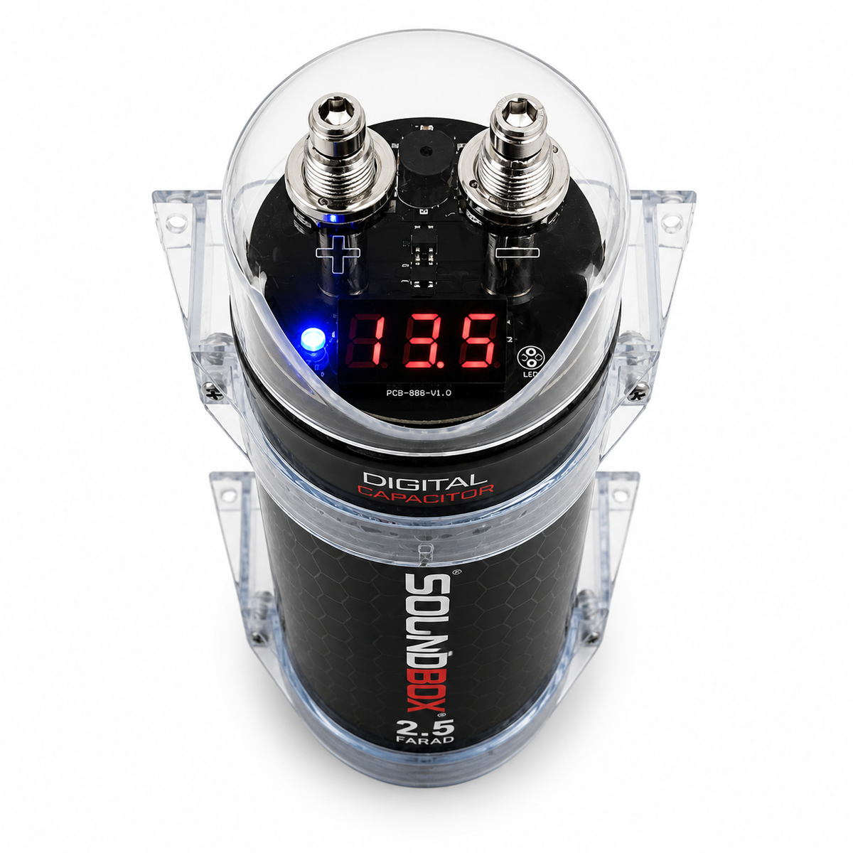 SoundBox SCAP2D, 2.5 Farad Digital Capacitor - 2500 Watts Peak
