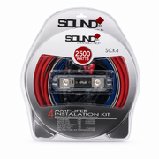 SoundBox SCK4, 4 Gauge CCA Complete Amplifier Install Wiring Kit - 2500W Peak