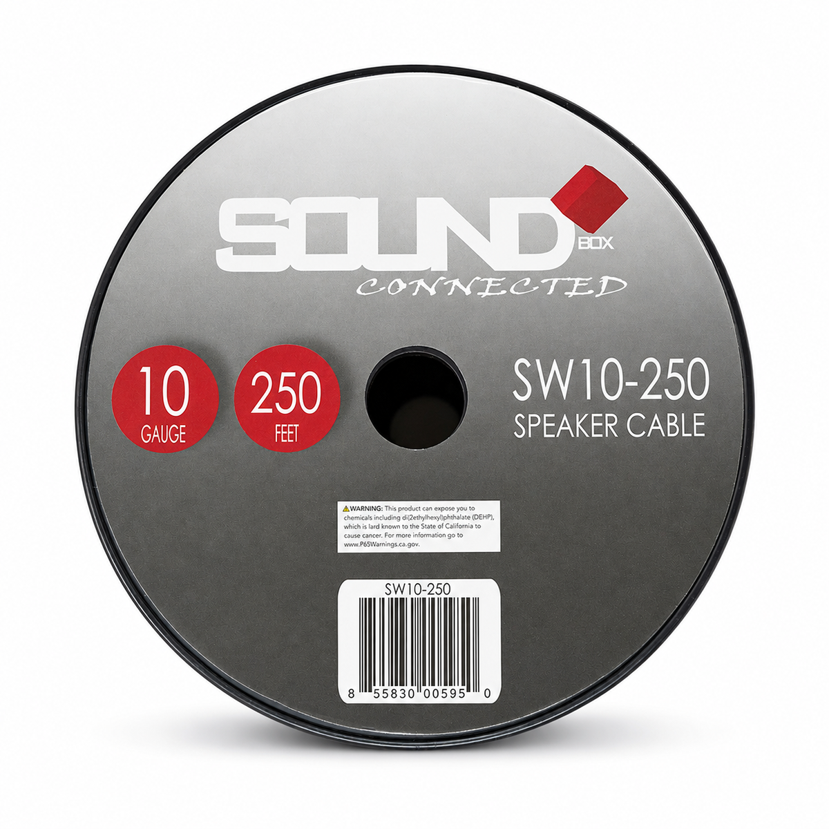 SoundBox SW10-250, 10 Gauge Home / Car Speaker Wire Spool - 250'