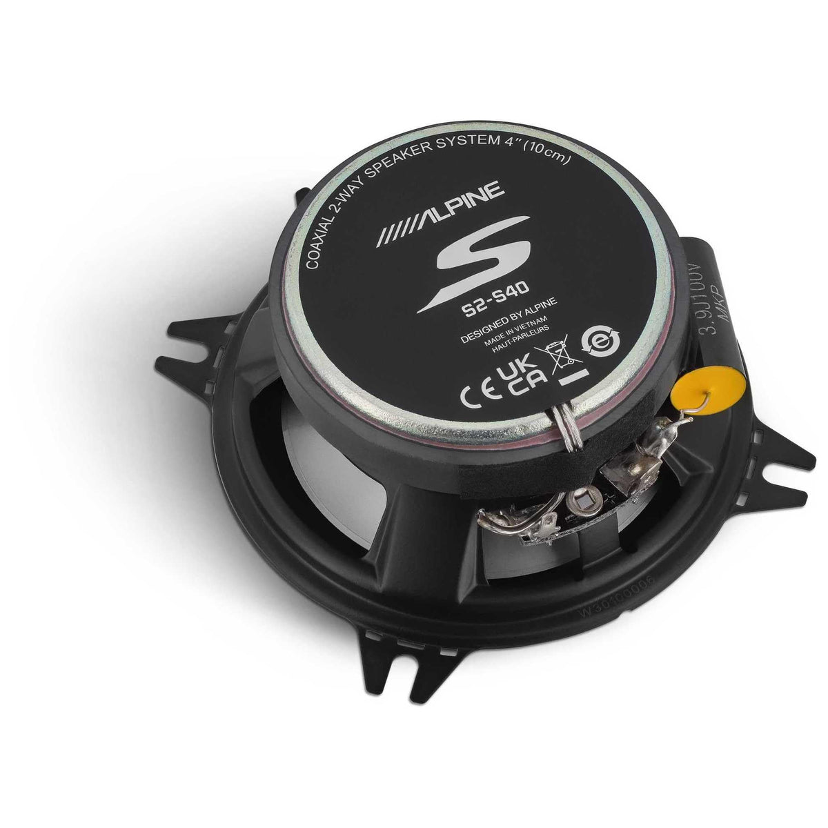 Alpine S2-S40, S Series 4" 2-Way Hi-Res Full Range Speakers (Open Box)