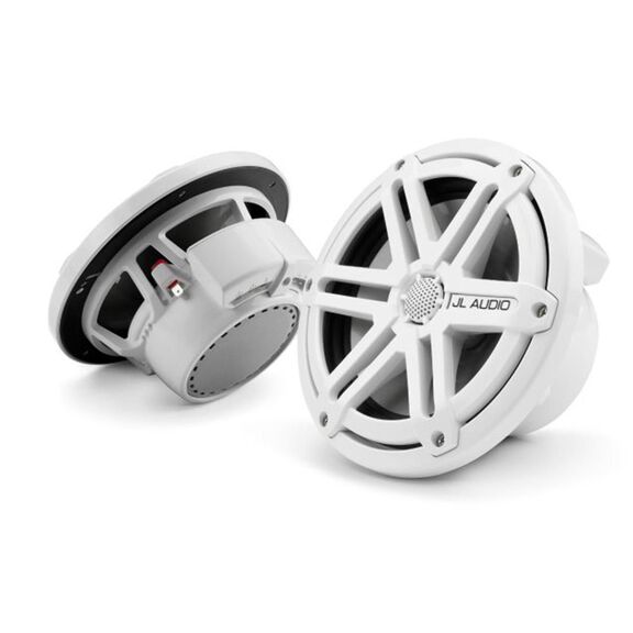 JL Audio M770-TCX-SG-WH, M Series Marine 7.7" Marine Coaxial Speakers, Enclosed Use, White Sport Grille, 100W