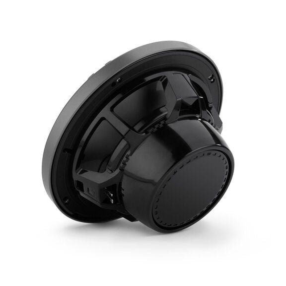 JL Audio MX770-CCX-SG-TLD-B, MX Series Narrow Flange 7.7" Marine Cockpit Coaxial Speakers With LED, Infinite Baffle, Titanium/Black Sport  Grille, 70W