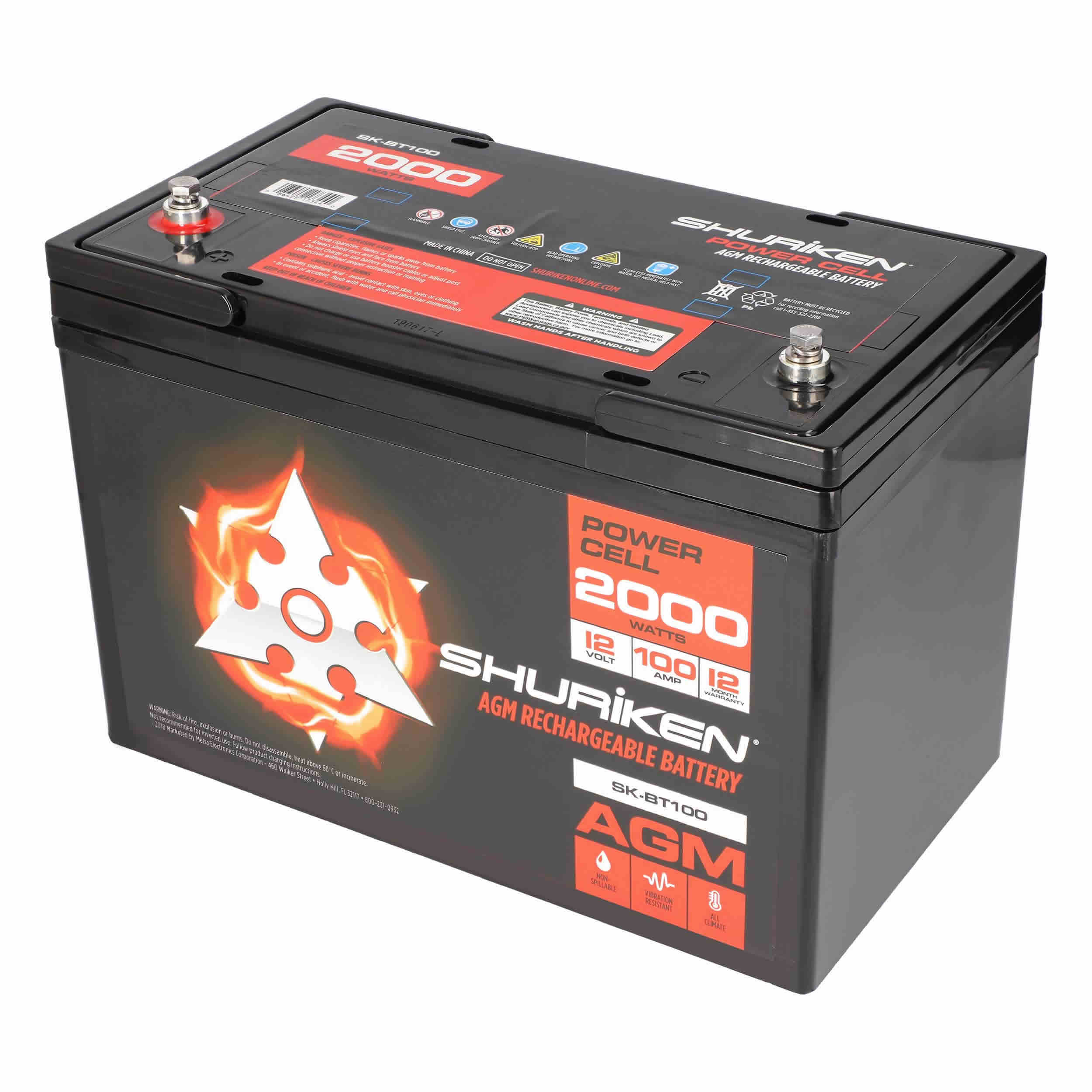 Shuriken SK-BT100, Battery '2000' 100 Amp Hour