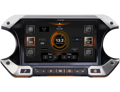 Alpine i509-WRA-JL, 9" Weather-Resistant Multimedia Receiver for Select JEEP Wrangler and JEEP Gladiator (Open Box)