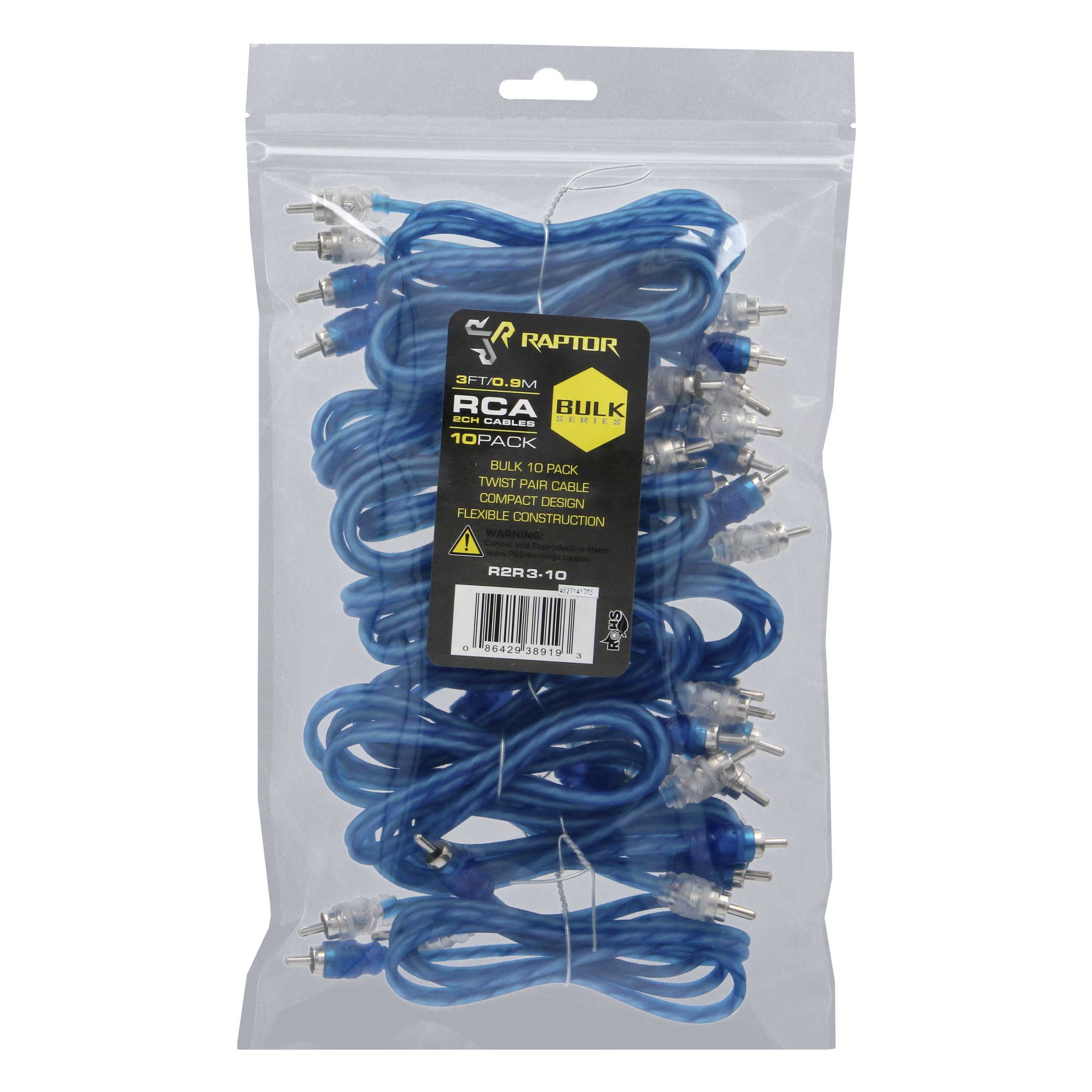 Raptor R2R3-10, (10)RCA 2ch 3'