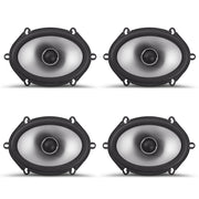 2x Alpine S2-S68, S Series 6x8" 2-Way Hi-Res Full Range Speakers - Pair
