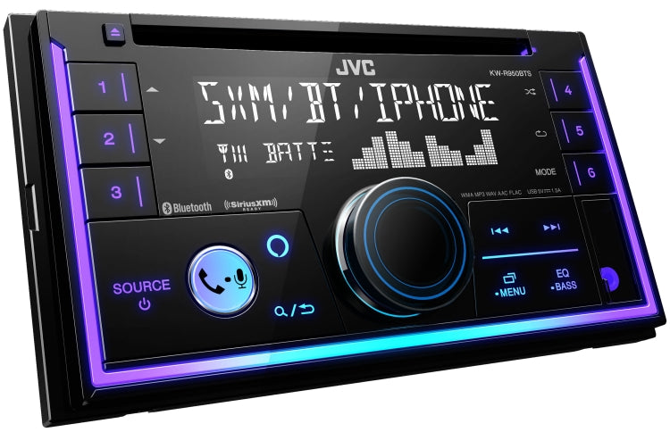 JVC KW-R950BTS, Double Din AM/FM/CD  Player w/ Front USB & Aux Inputs