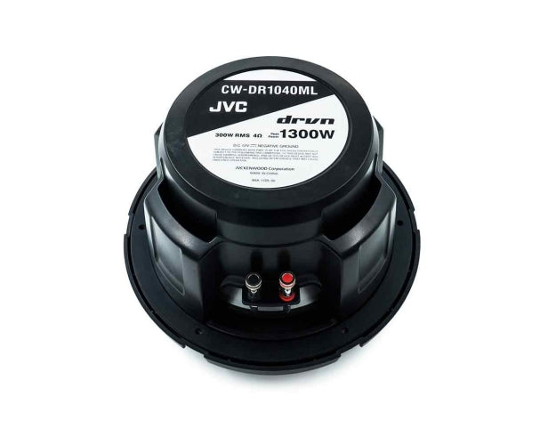 JVC CW-DR1040ML, 10" Marine Subwoofer, Black Grille