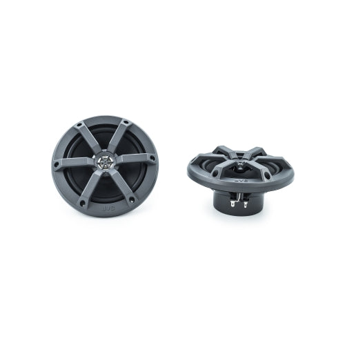JVC CS-MS620, 6.5" 2-Way Marine Coaxial Speakers, Black Grille