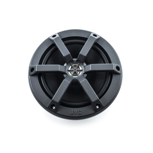 JVC CS-MS620, 6.5" 2-Way Marine Coaxial Speakers, Black Grille