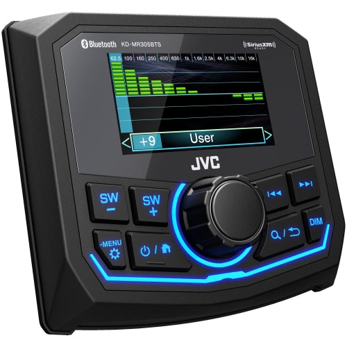 JVC KD-MR305BTS, 2.7" LCD Digital Media Marine / Powersports Receiver